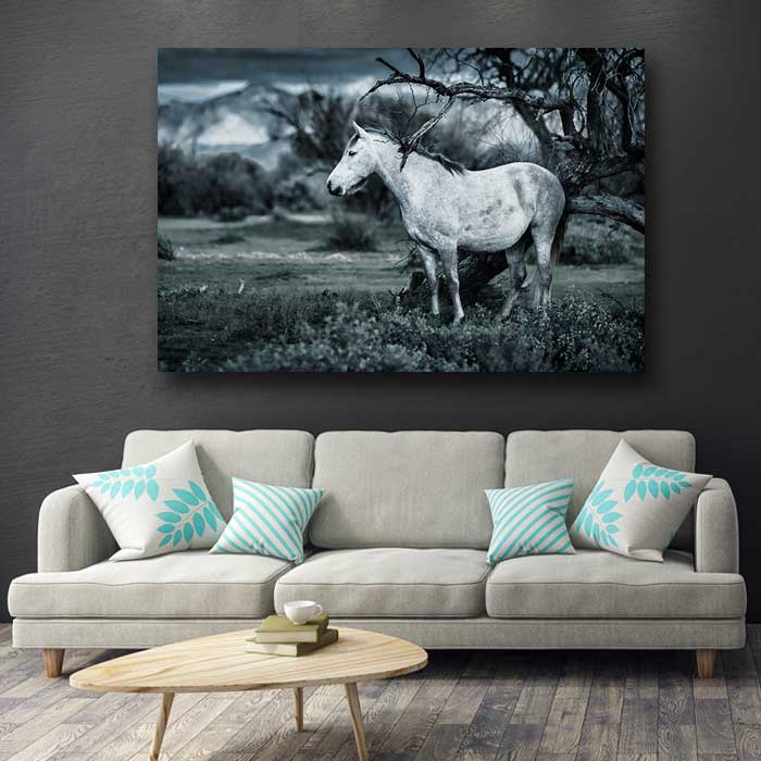 Blue Hue Horse