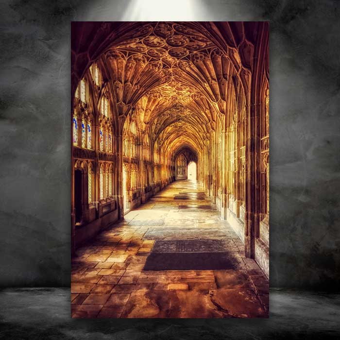 Golden Brown Hallway