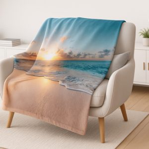 Custom Photo Blankets (Personalized Fleece & Sherpa Throws)