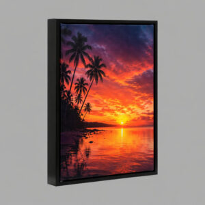 Premium Canvas Prints (Black Float Frame) – Custom Photo Canvas for Modern Wall Art