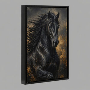 Matte Canvas Prints (Black Float Frame) – Custom Photo Canvas for Modern Wall Art