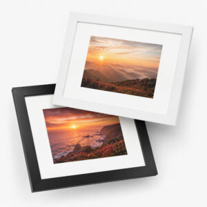 Satin Photo Paper Prints (Framed with 2" Border) – Custom Framed Photo Prints for Wall Art