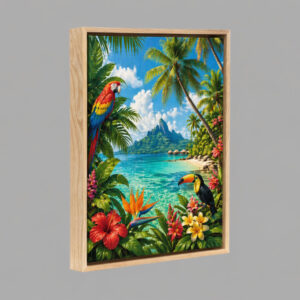 Premium Canvas Prints (Natural Float Frame) – Custom Photo Canvas for Modern Wall Art