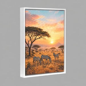 Premium Canvas Prints (White Float Frame) – Custom Photo Canvas for Modern Wall Art